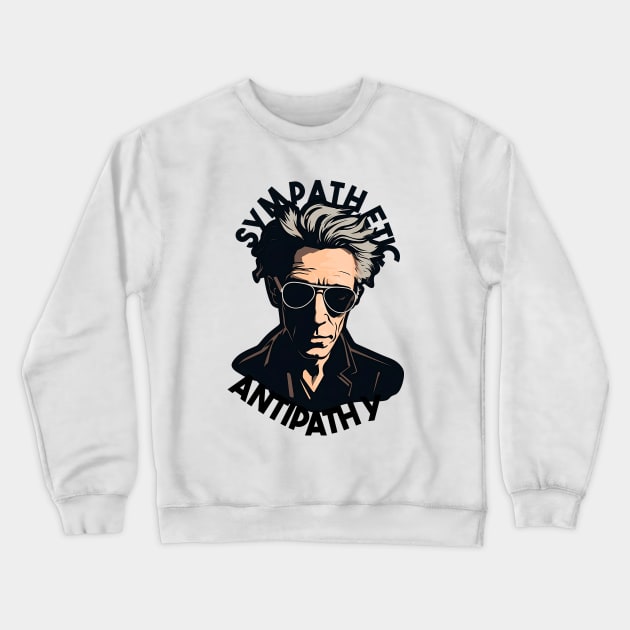 Sympathetic Antipathy - Soren Kierkegaard Crewneck Sweatshirt by 3coo